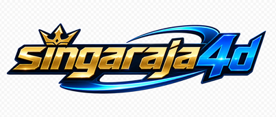 Logo singaraja4d bernuansa pantai